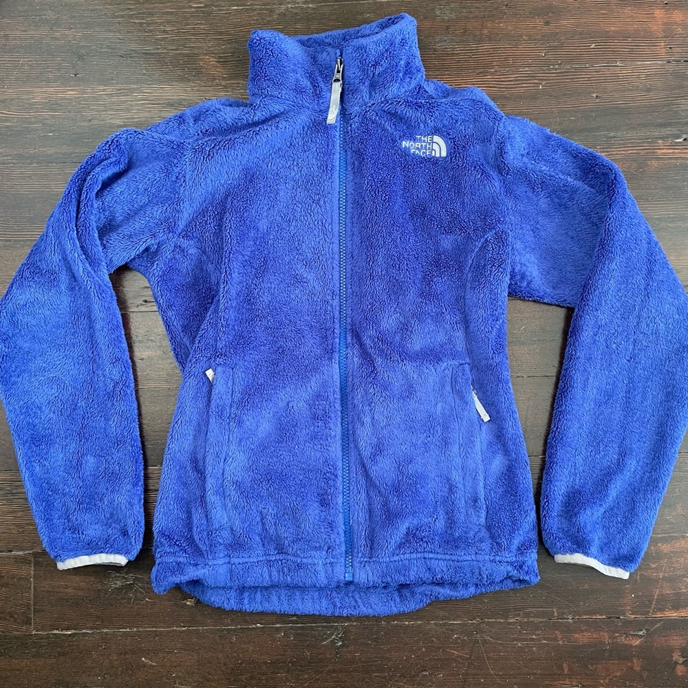 The North Face girl’s fleece full zip jacket